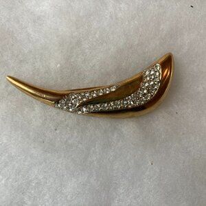 Beautiful Vintage Brooch w/ Rhinestones‎